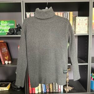 Calvin Klein Gray Turtleneck Sweater